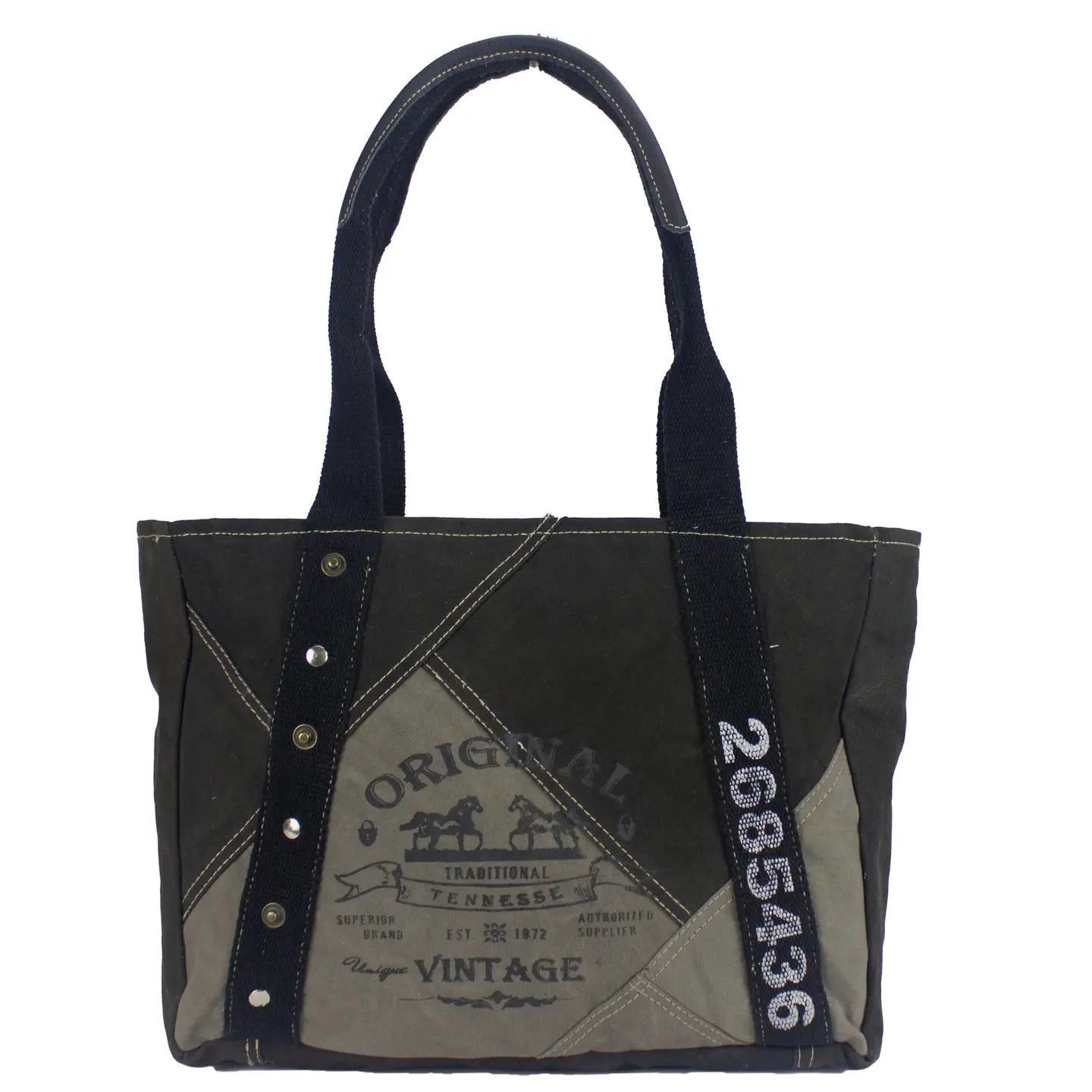 Sunsa Damen Handtasche. Schultertasche aus Canvas