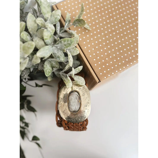 BRAUNER LEDERGÜRTEL MERKUR