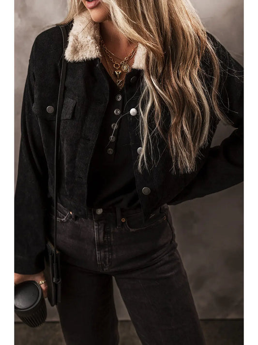 Kuschelige Cordjacke – Boho-Charme trifft Komfort