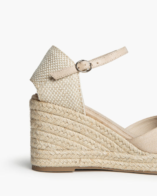 Valencianische Plateauschuhe mit Jute-Keil – Mediterrane Eleganz
