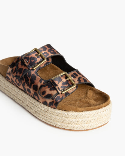 Plateausandalen mit Jute-Keil – Komfort trifft Boho-Style