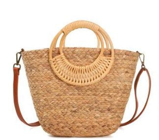 Natur-Rafia-Korbtasche – Boho Chic mit Struktur