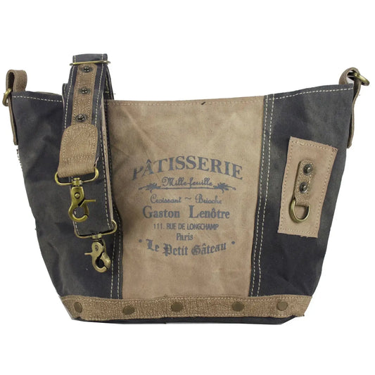 Sunsa Damen Umhängetasche. Vintage Handtasche aus Canvas