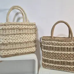 Rafia-Handtasche – Sommerlicher Boho-Style